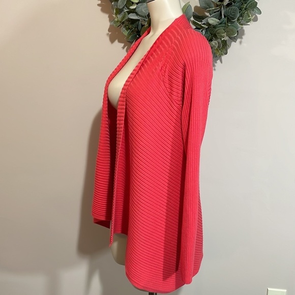 Worthington Long Sleeve Open Cardigan Asymmetrical M - Picture 4 of 13